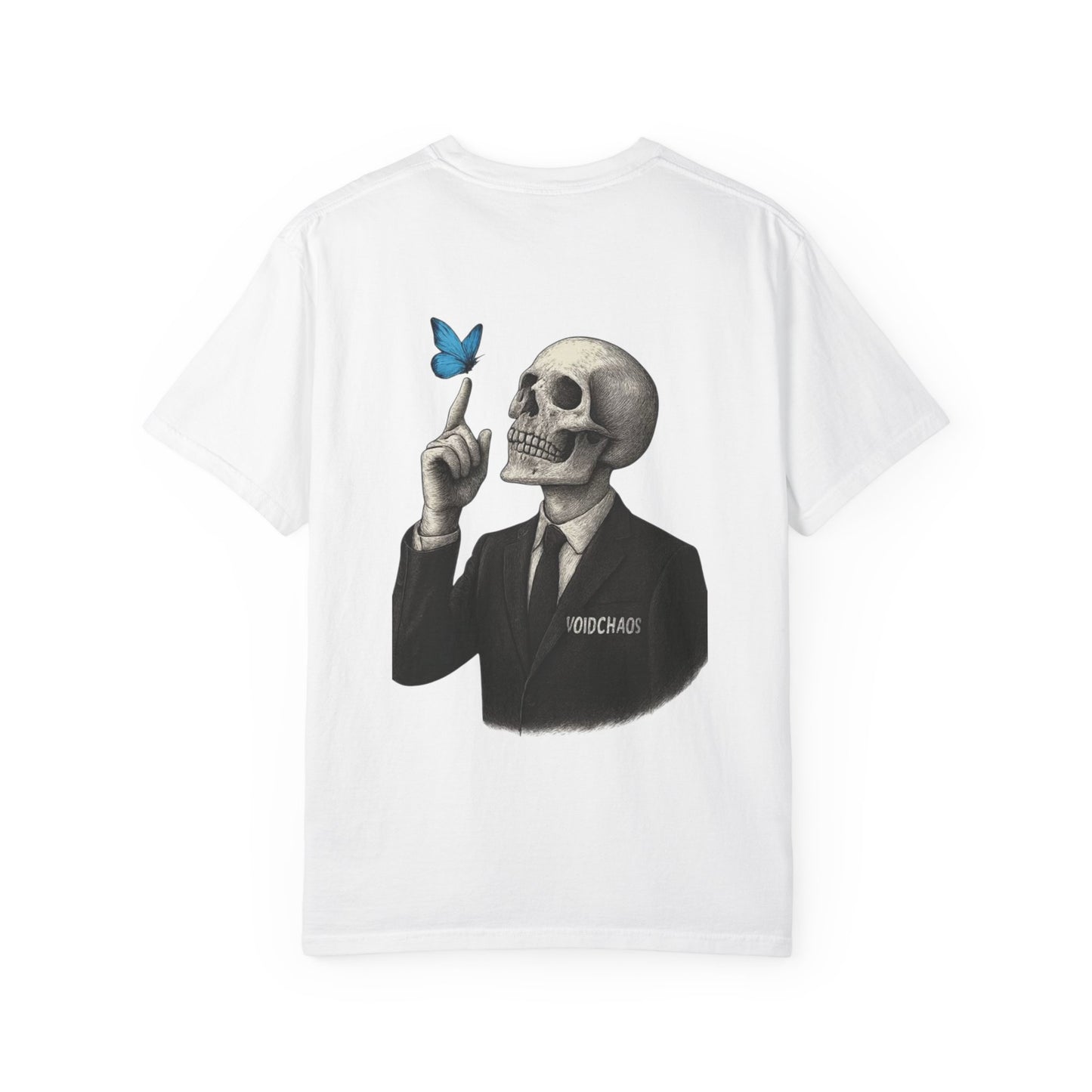 Cool Skull and Butterfly Unisex T-Shirt, Casual Wear.