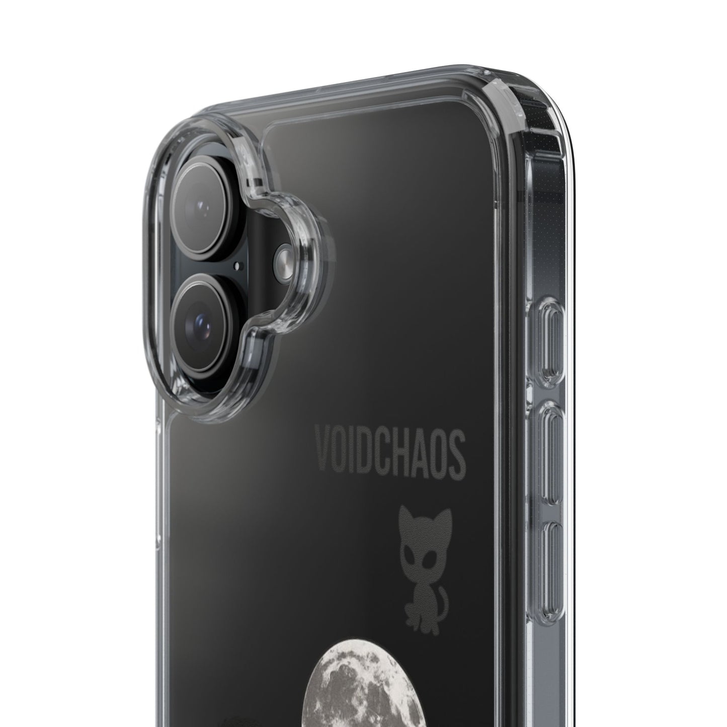 Moonlight Adventure Clear Phone Cases, Celestial Design for Kids, Adventure Gift, Unique Phone Accessories, Halloween, Birthday