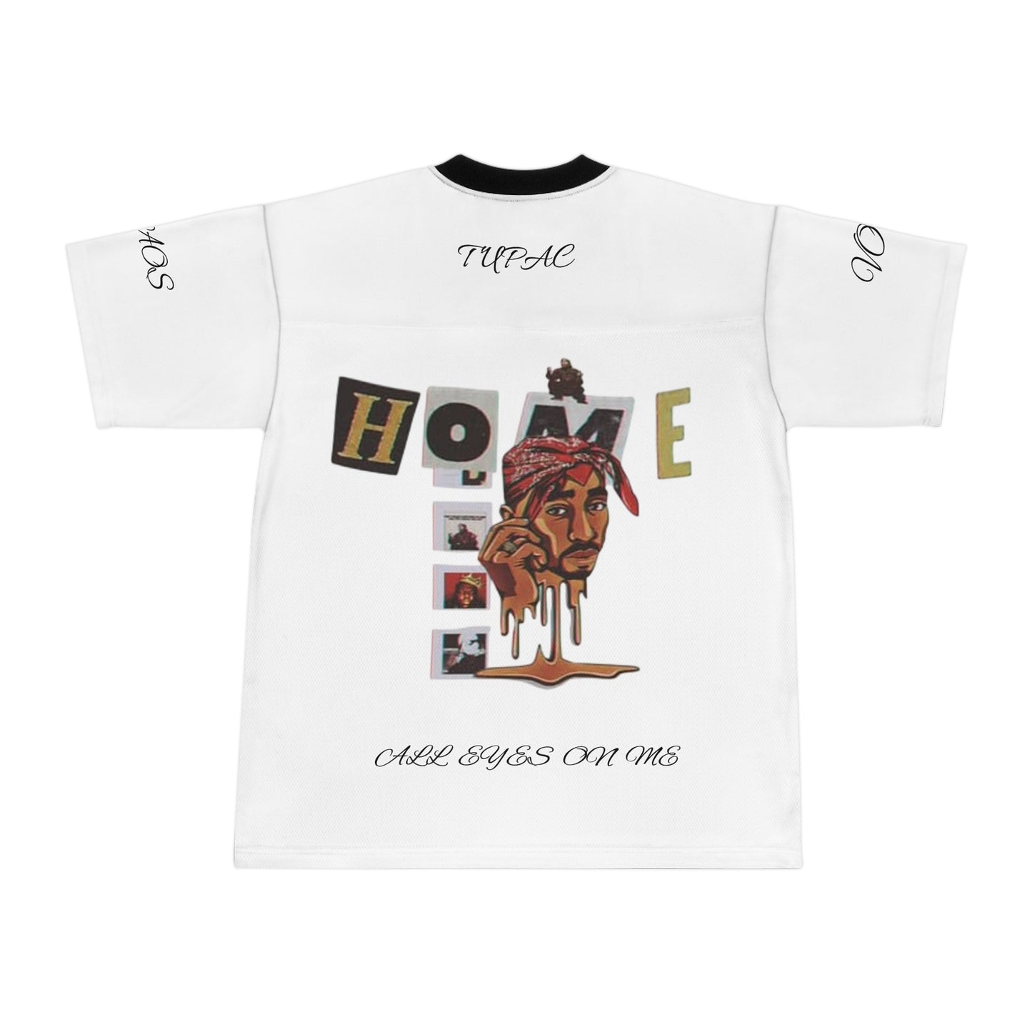 Unisex Football Jersey, Hip Hop Apparel, Music Lover Gift, Streetwear Fashion, Sports Collection