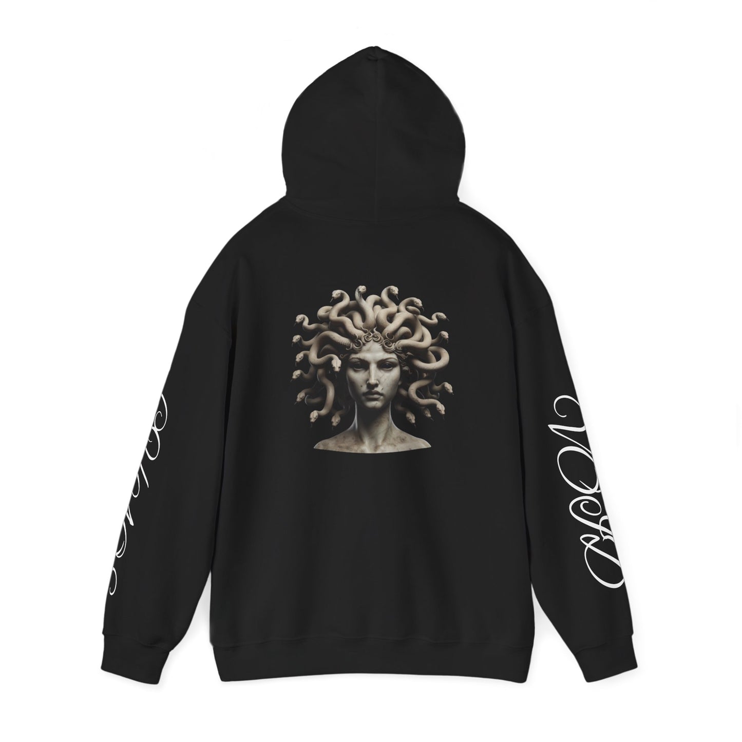 Medusa-Inspired Unisex Hoodie, Trendy Sweatshirt, Graphic Pullover, Gift for Fashion Lovers, Casual Wear, Halloween Fashion, Unique Design