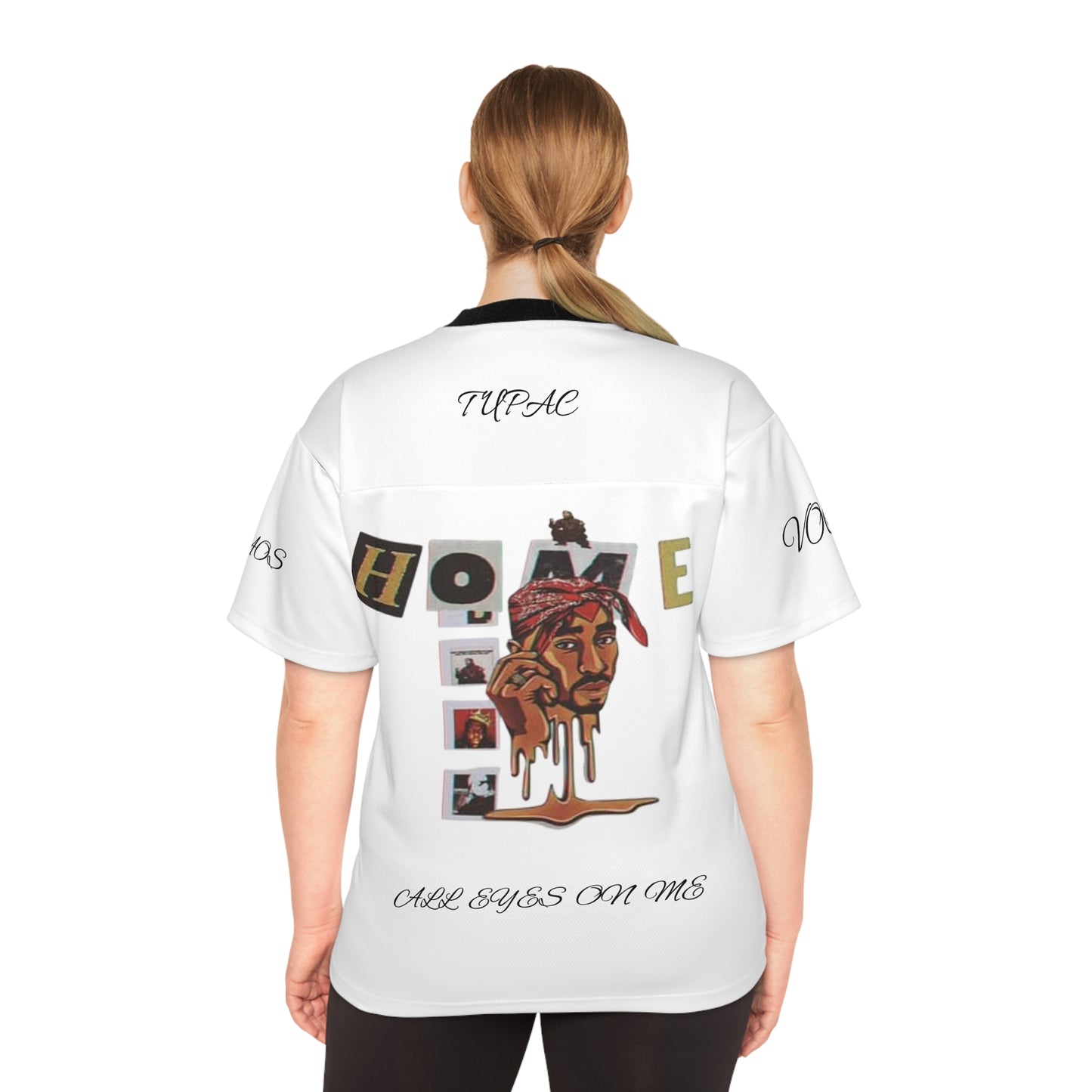 Unisex Football Jersey, Hip Hop Apparel, Music Lover Gift, Streetwear Fashion, Sports Collection