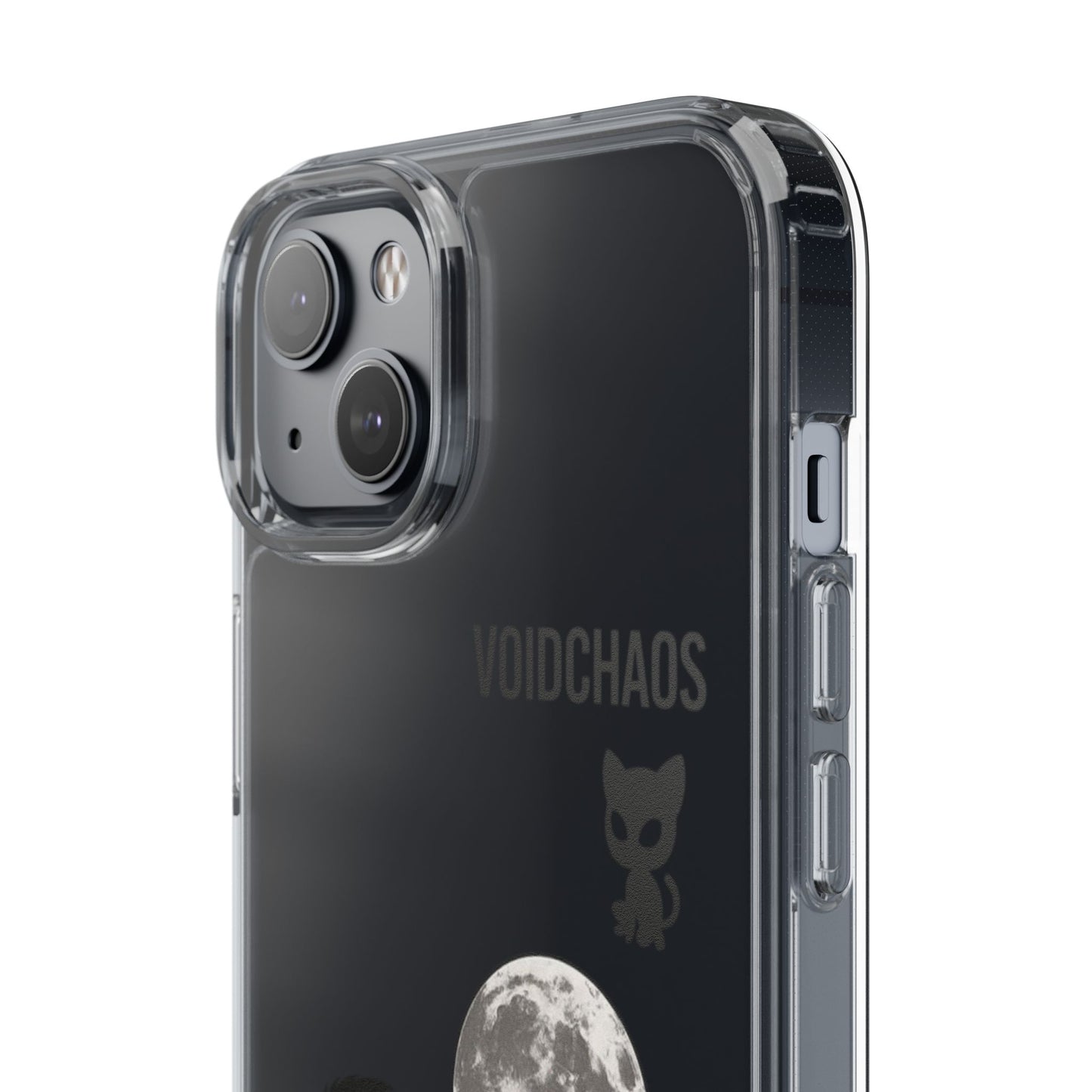 Moonlight Adventure Clear Phone Cases, Celestial Design for Kids, Adventure Gift, Unique Phone Accessories, Halloween, Birthday