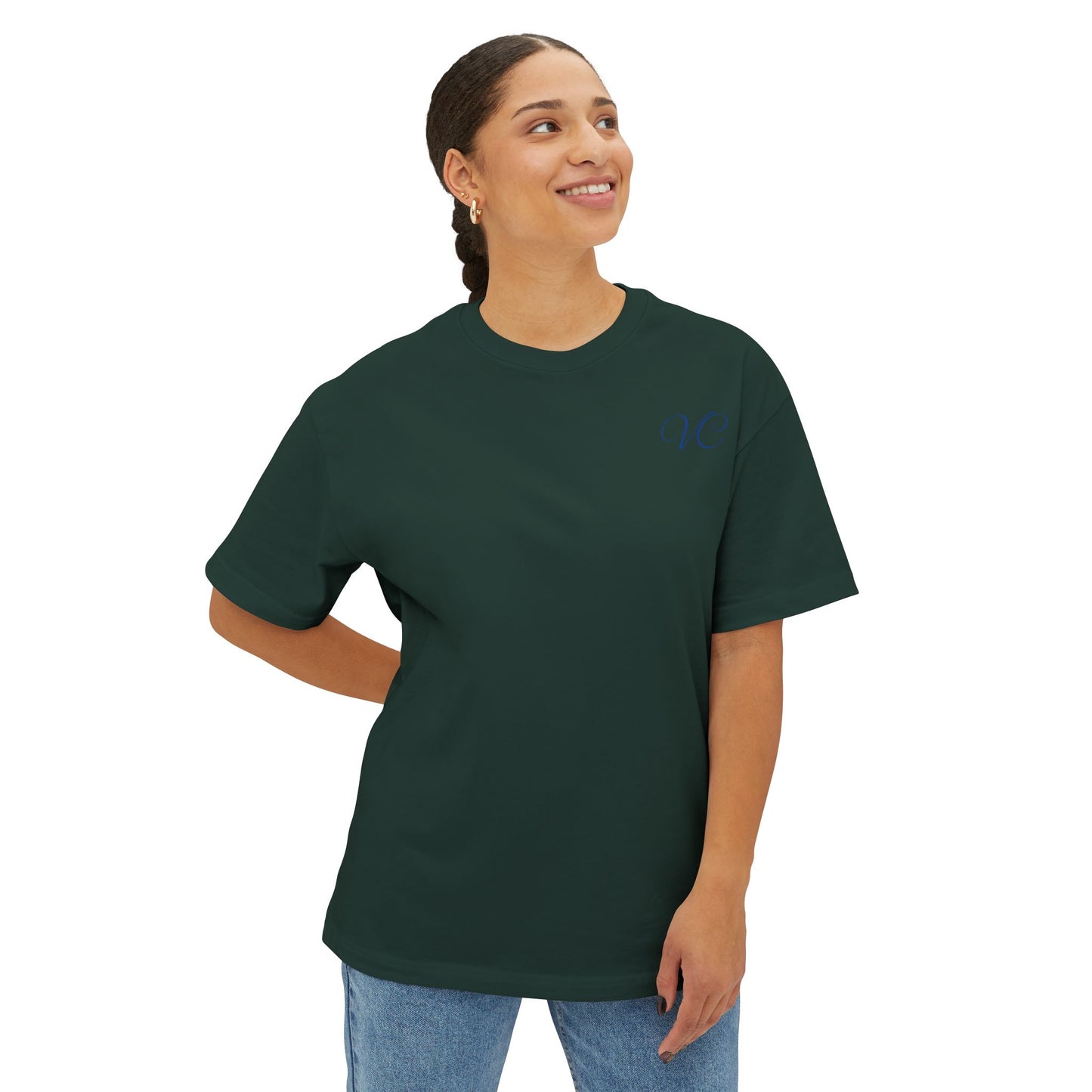 Unisex Oversized Boxy Tee with Artistic Design, Trendy Graphic Shirt, Casual Fashion Top, Gift for Art Lovers, Statement Tee