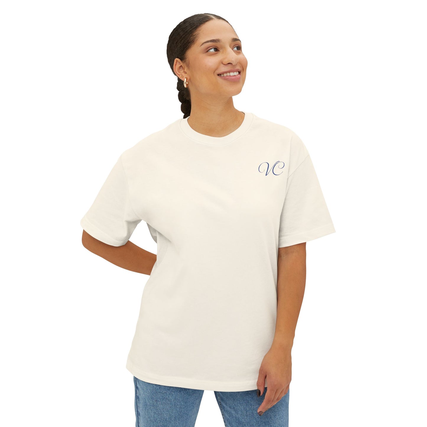 Unisex Oversized Boxy Tee with Artistic Design, Trendy Graphic Shirt, Casual Fashion Top, Gift for Art Lovers, Statement Tee