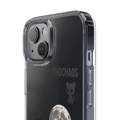 Moonlight Adventure Clear Phone Cases, Celestial Design for Kids, Adventure Gift, Unique Phone Accessories, Halloween, Birthday