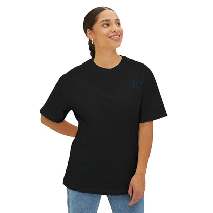 Unisex Oversized Boxy Tee with Artistic Design, Trendy Graphic Shirt, Casual Fashion Top, Gift for Art Lovers, Statement Tee