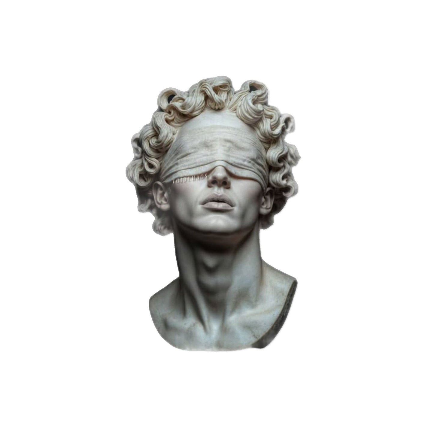 Artistic Die-Cut Stickers - Blindfolded Sculpture Design, Modern Decor, Gift for Art Lovers, Creative Expression, Aesthetic Stickers, [...]