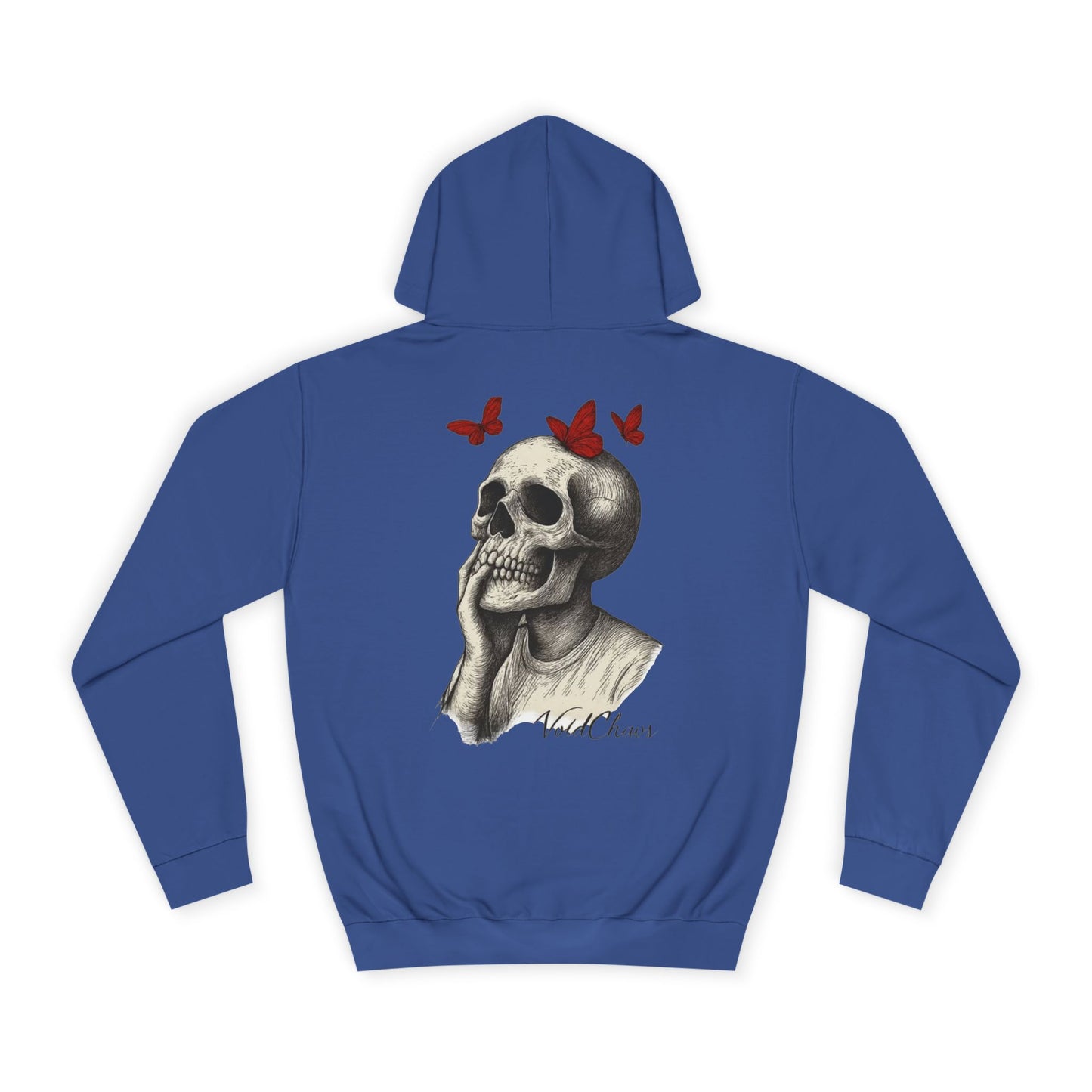 Fashionable Unisex College Hoodie with Skull and Butterfly Design, Cozy College Gear, Unique Graphic Apparel, Perfect for Casual Days, [...]