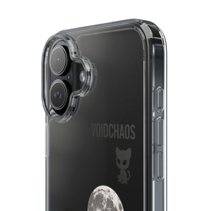Moonlight Adventure Clear Phone Cases, Celestial Design for Kids, Adventure Gift, Unique Phone Accessories, Halloween, Birthday
