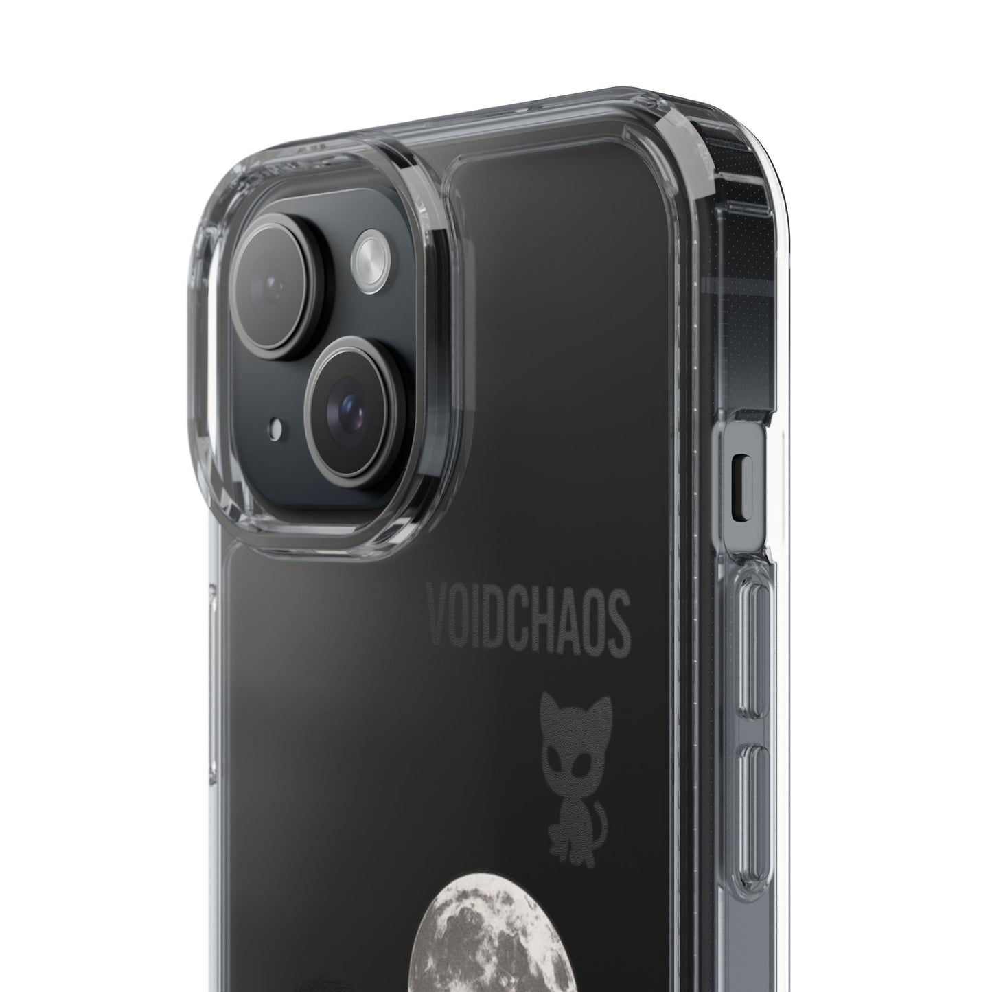 Moonlight Adventure Clear Phone Cases, Celestial Design for Kids, Adventure Gift, Unique Phone Accessories, Halloween, Birthday