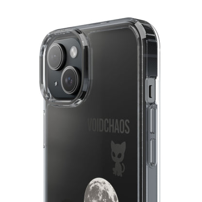 Moonlight Adventure Clear Phone Cases, Celestial Design for Kids, Adventure Gift, Unique Phone Accessories, Halloween, Birthday