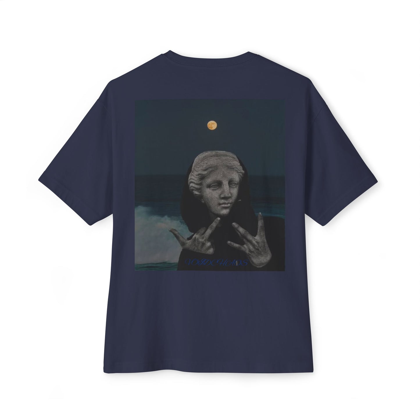 Unisex Oversized Boxy Tee with Artistic Design, Trendy Graphic Shirt, Casual Fashion Top, Gift for Art Lovers, Statement Tee