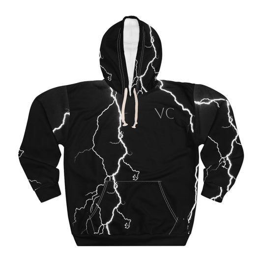 Lightning Bolt Unisex Pullover Hoodie, Cozy Sweatshirt, Unique Gift for Him/Her, Perfect for Fall/Winter, Ideal for Casual Wear