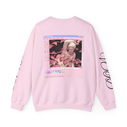 Aesthetic Graphic Crewneck Sweatshirt | Soft Casual Layer | Trendy Gift for Her | Vintage Vibes, Streetwear, Comfortable Sweatshirt