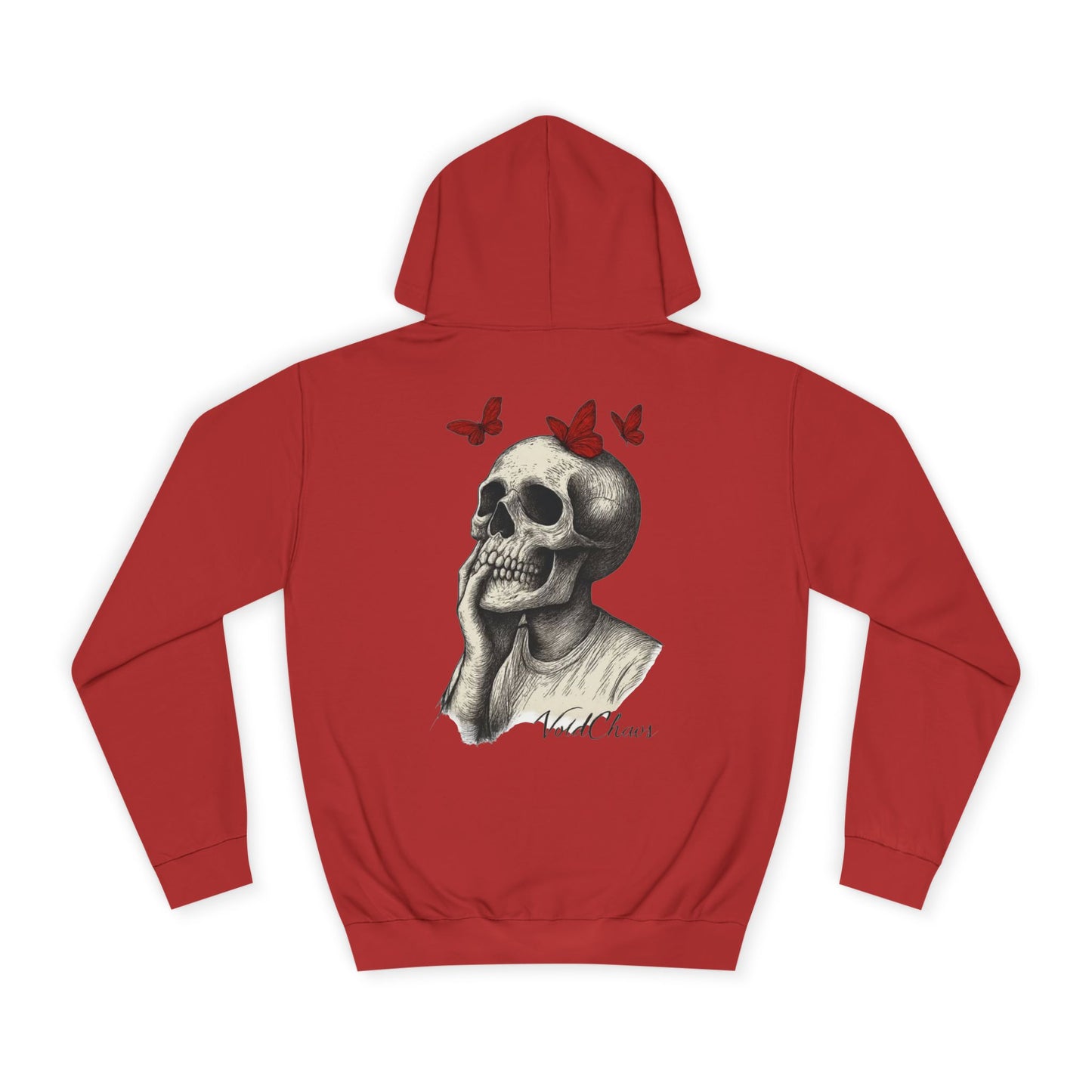 Fashionable Unisex College Hoodie with Skull and Butterfly Design, Cozy College Gear, Unique Graphic Apparel, Perfect for Casual Days, [...]