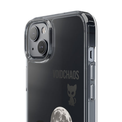 Moonlight Adventure Clear Phone Cases, Celestial Design for Kids, Adventure Gift, Unique Phone Accessories, Halloween, Birthday