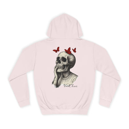 Fashionable Unisex College Hoodie with Skull and Butterfly Design, Cozy College Gear, Unique Graphic Apparel, Perfect for Casual Days, [...]