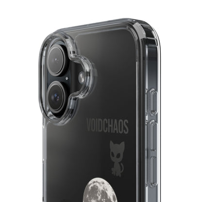 Moonlight Adventure Clear Phone Cases, Celestial Design for Kids, Adventure Gift, Unique Phone Accessories, Halloween, Birthday