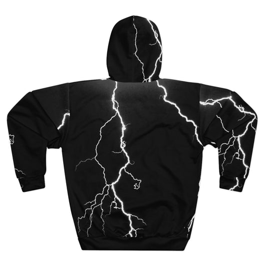 Lightning Bolt Unisex Pullover Hoodie, Cozy Sweatshirt, Unique Gift for Him/Her, Perfect for Fall/Winter, Ideal for Casual Wear