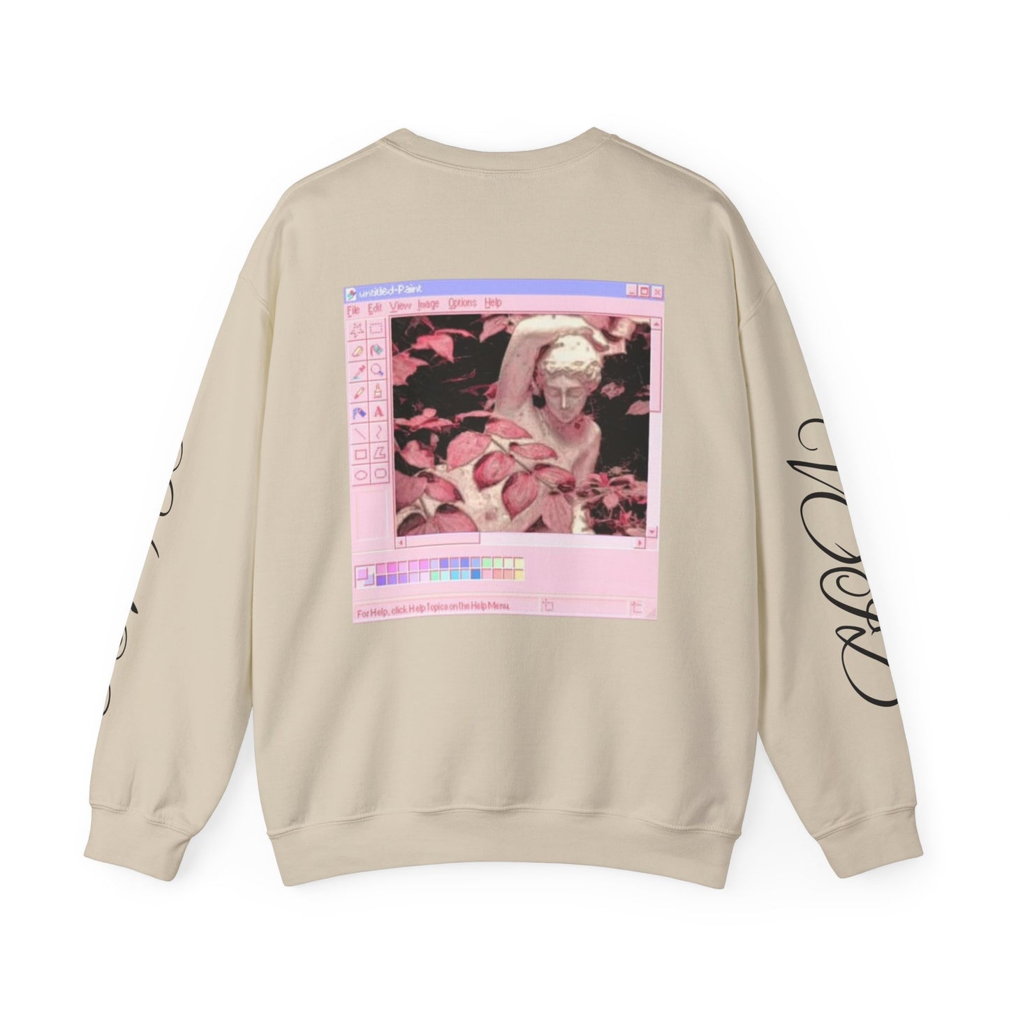 Aesthetic Graphic Crewneck Sweatshirt | Soft Casual Layer | Trendy Gift for Her | Vintage Vibes, Streetwear, Comfortable Sweatshirt